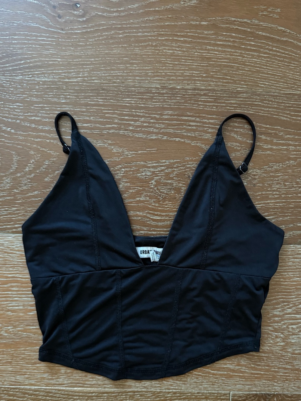 UO Black Crop Top